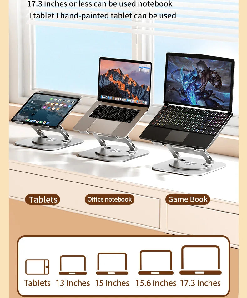 Desk Laptop Stand Made of Aluminum