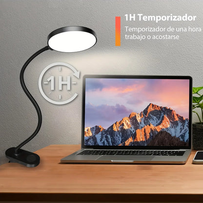 Clip-On Desk Lamp with 3.5-Inch LED Light