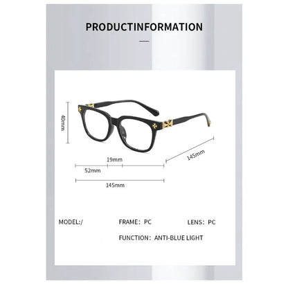 Square Shaped Reading Glasses in Classic Style