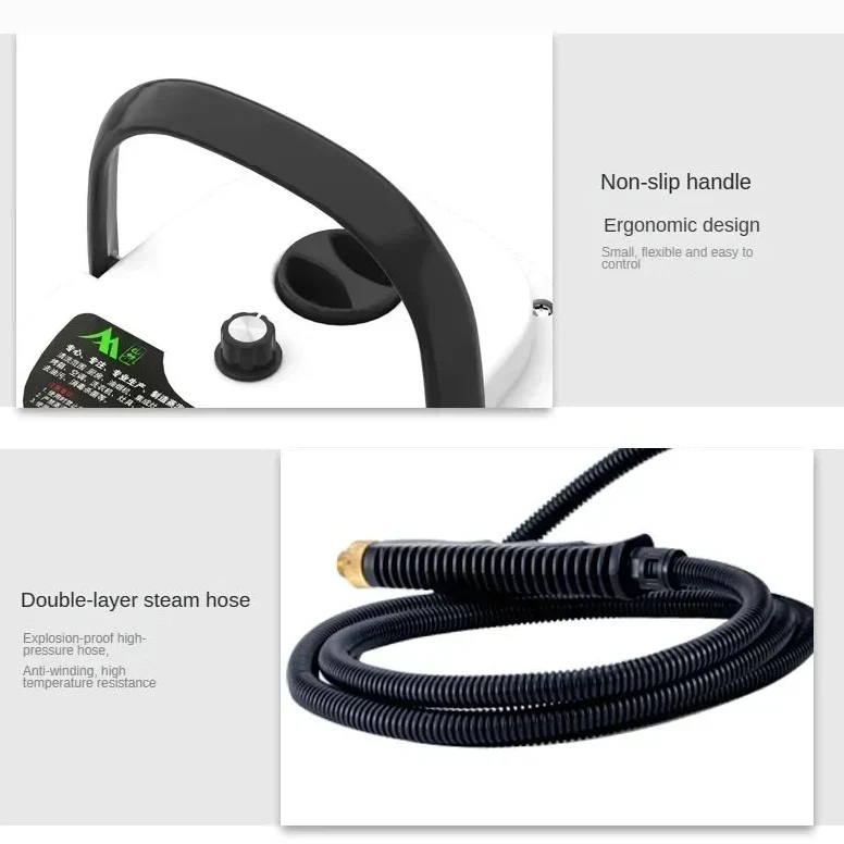 PureSteam 2500W High-Efficiency Steam Cleaner for Home