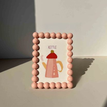Photo Frame with Round Beads