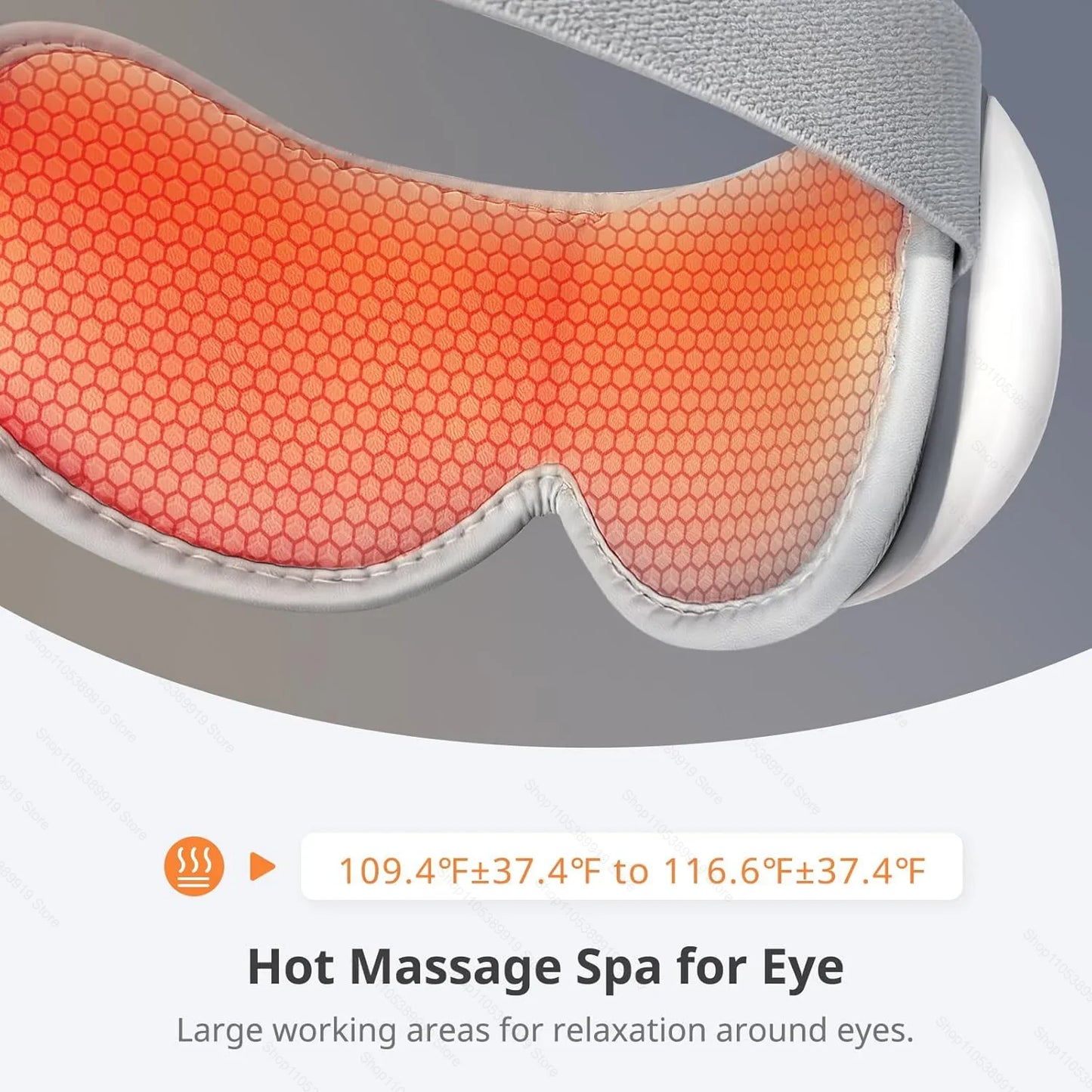 Eye Massager with Heat and Vibration Features