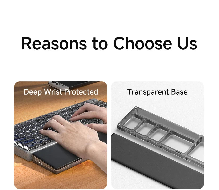 Wrist Rest for Keyboard with Magnetic Support