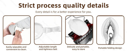Eye Massager with Heat and Vibration Features