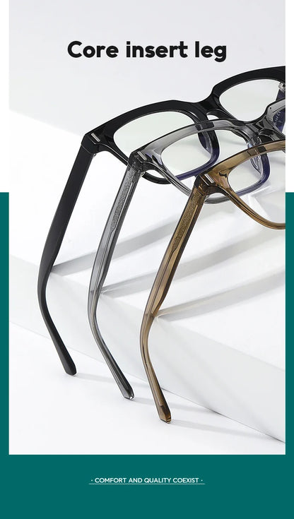 Reading Glasses with Enhanced Lenses for Blue Light Blocking
