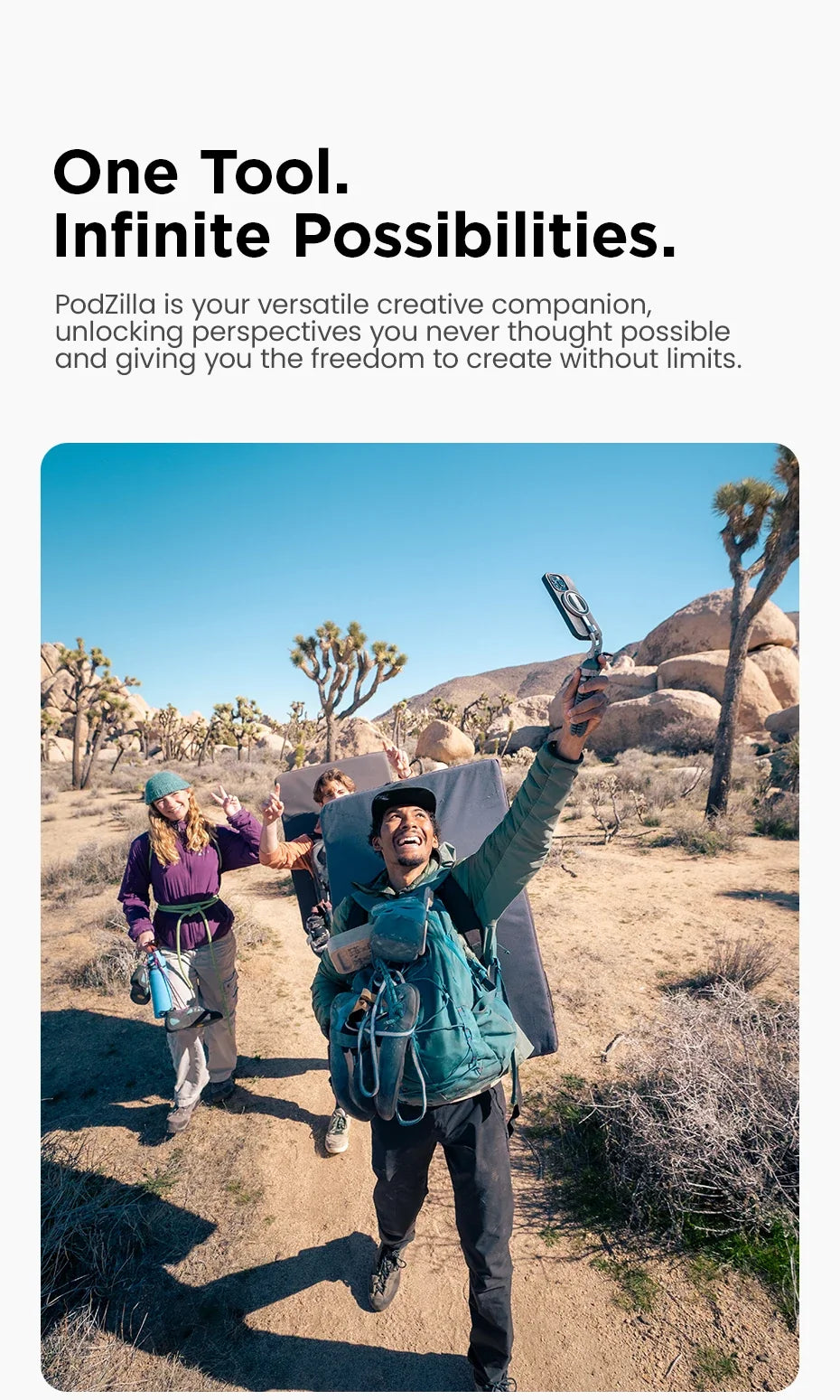 Tripod with Magnetic Suction Feature