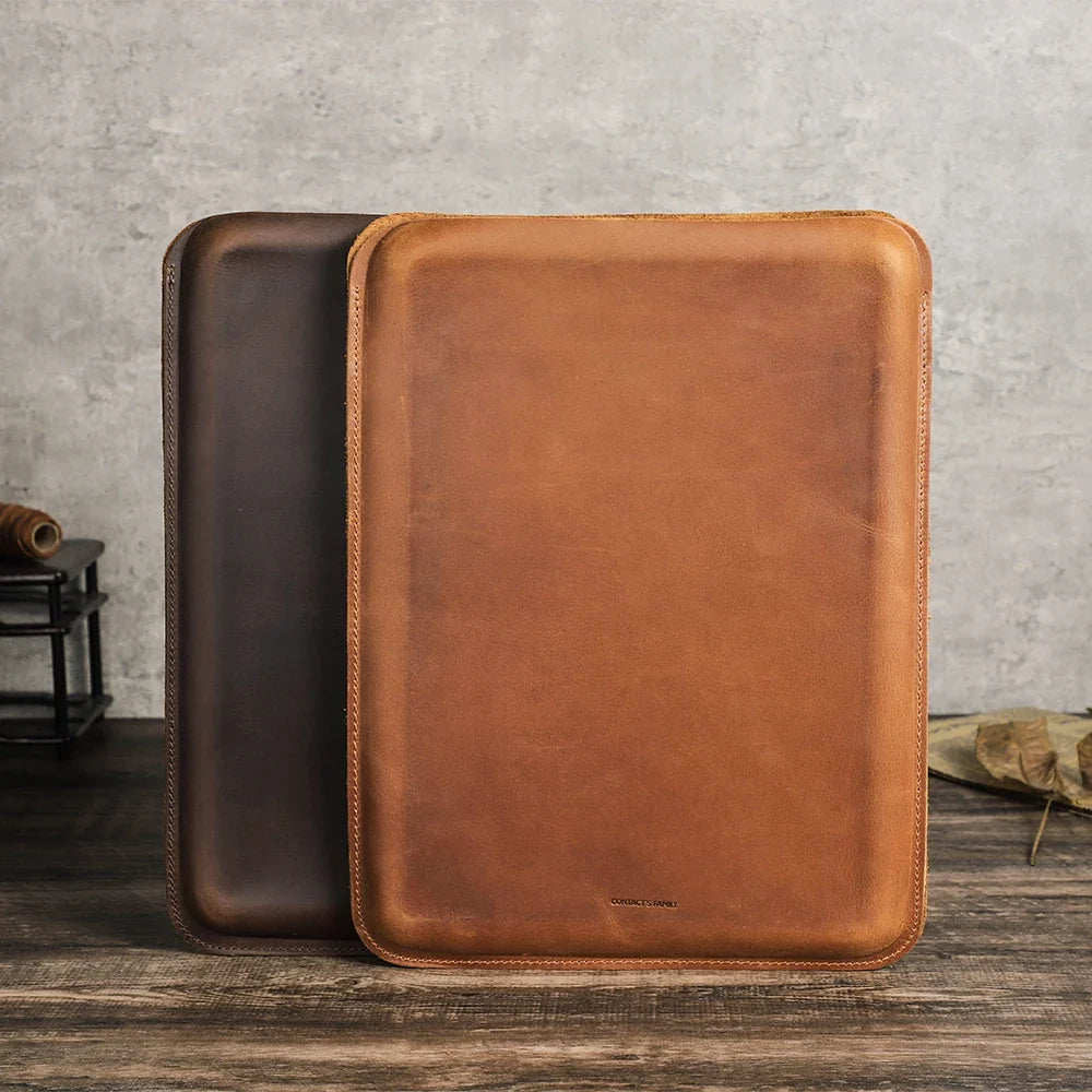 Genuine Leather Laptop Case with Modern Design