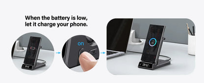 3-in-1 Wireless Charging Dock – Foldable Design for Devices