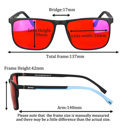 Red Lens Blue Light Blocking Glasses