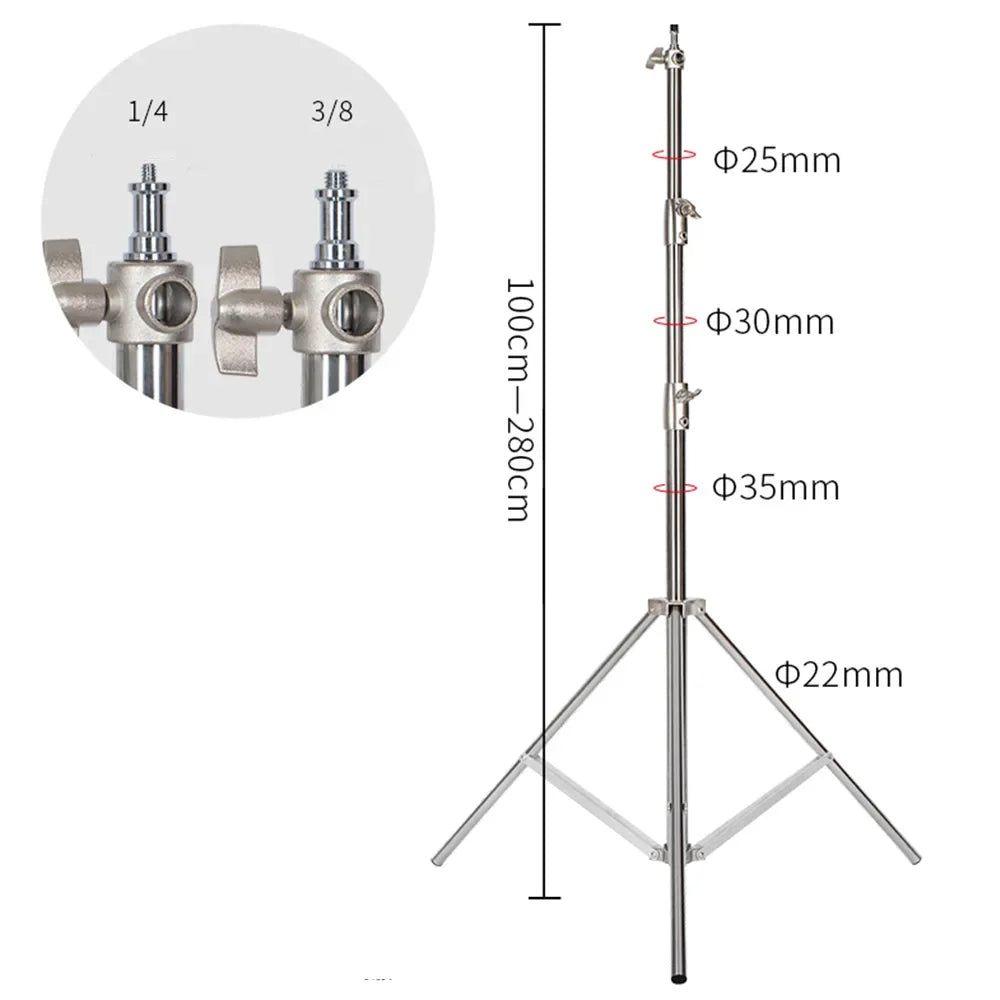 Tripod for Studio Lighting - 2.9M Height Adjustable Stand