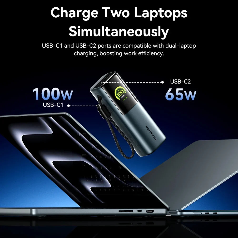 20000mAh Power Bank for Tablets and Smartphones - Portable Charger