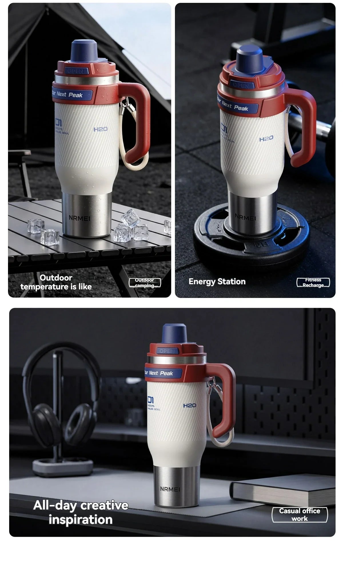 Cold Ceramic Tumbler for 72 Hours of Insulation