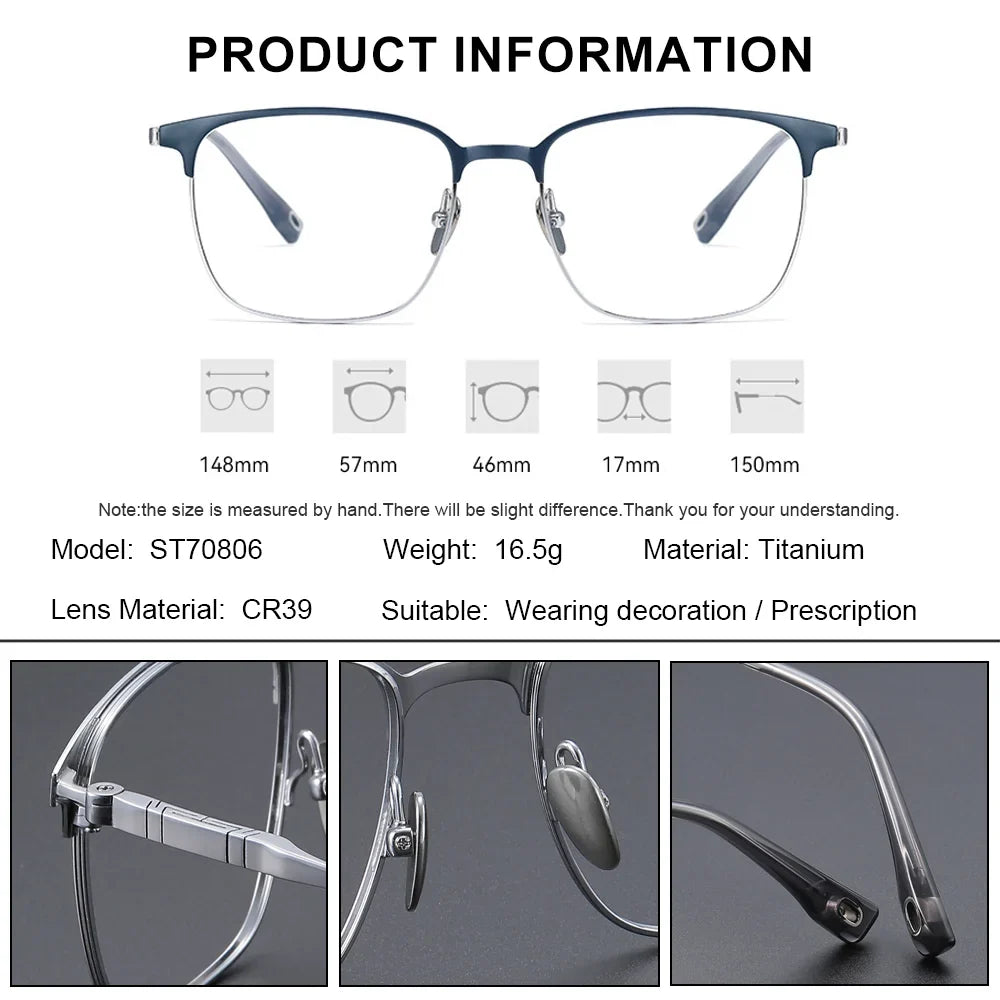 Lightweight Titanium Reading Glasses