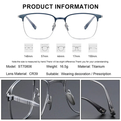 Lightweight Titanium Reading Glasses