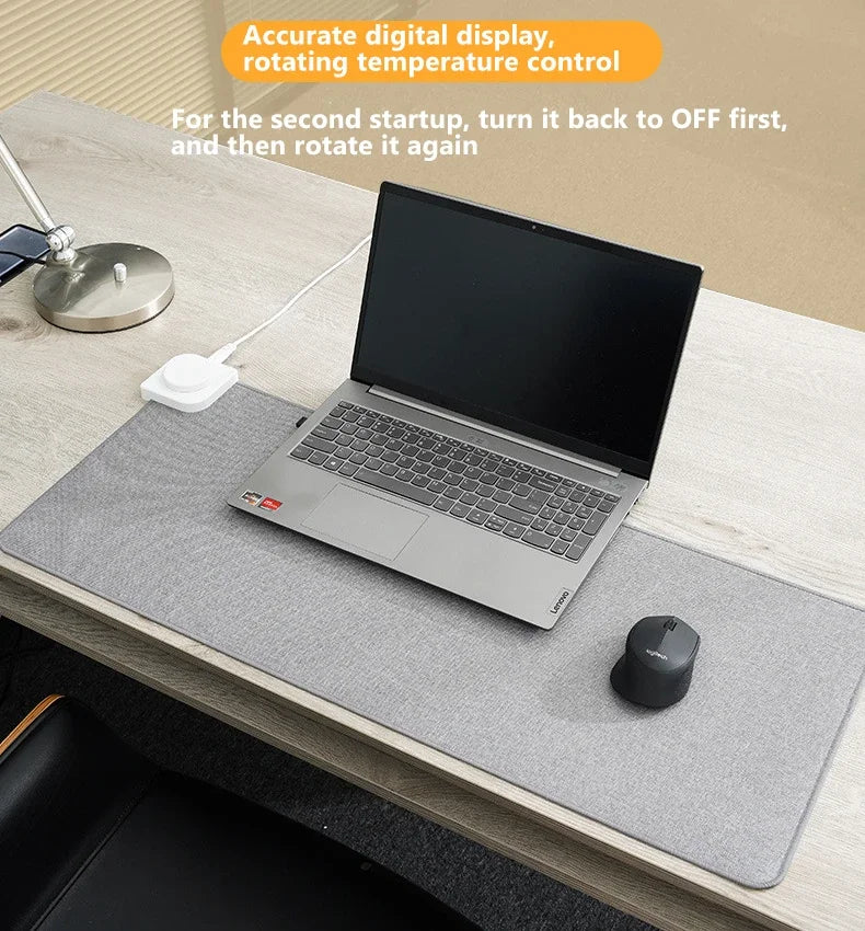 Comfortable and Warm Heated Mouse Pad for Enhanced Productivity