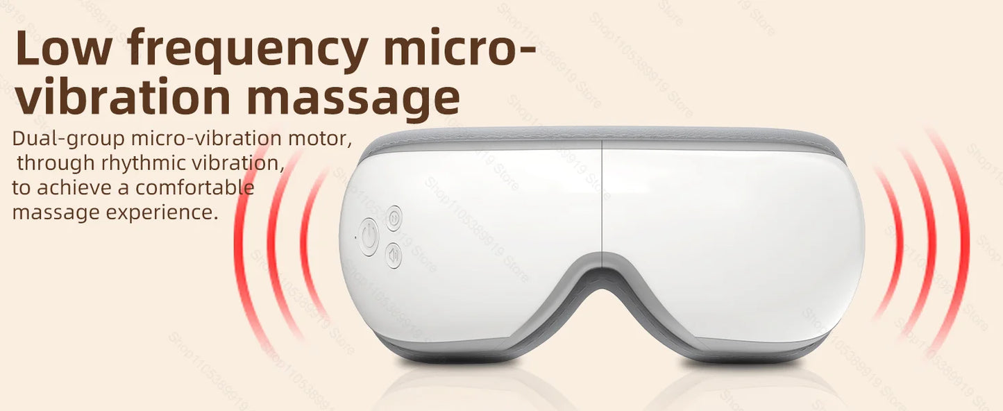 Eye Massager with Heat and Vibration Features
