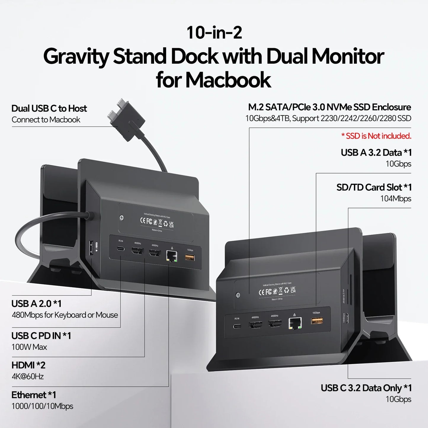 Multi-Device Charging Docking Station