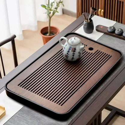 Removable Bamboo Serving Tray for Tea