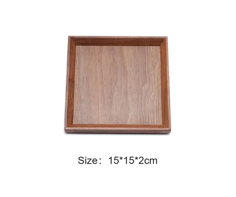 Hexagonal Fruit Dish in Black Walnut Finish