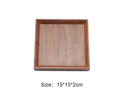 Hexagonal Fruit Dish in Black Walnut Finish