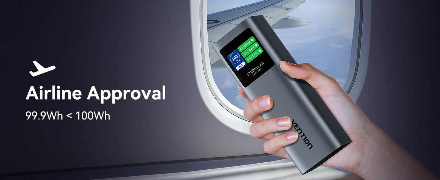 27000mAh Portable Battery Pack for Charging Devices