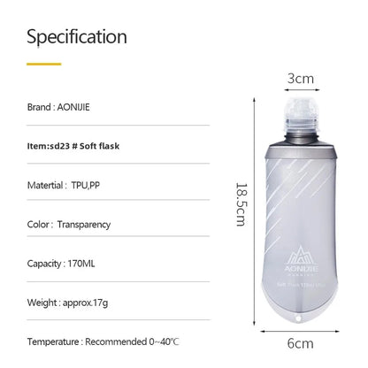 Soft Squeeze Water Bottle – Foldable Design