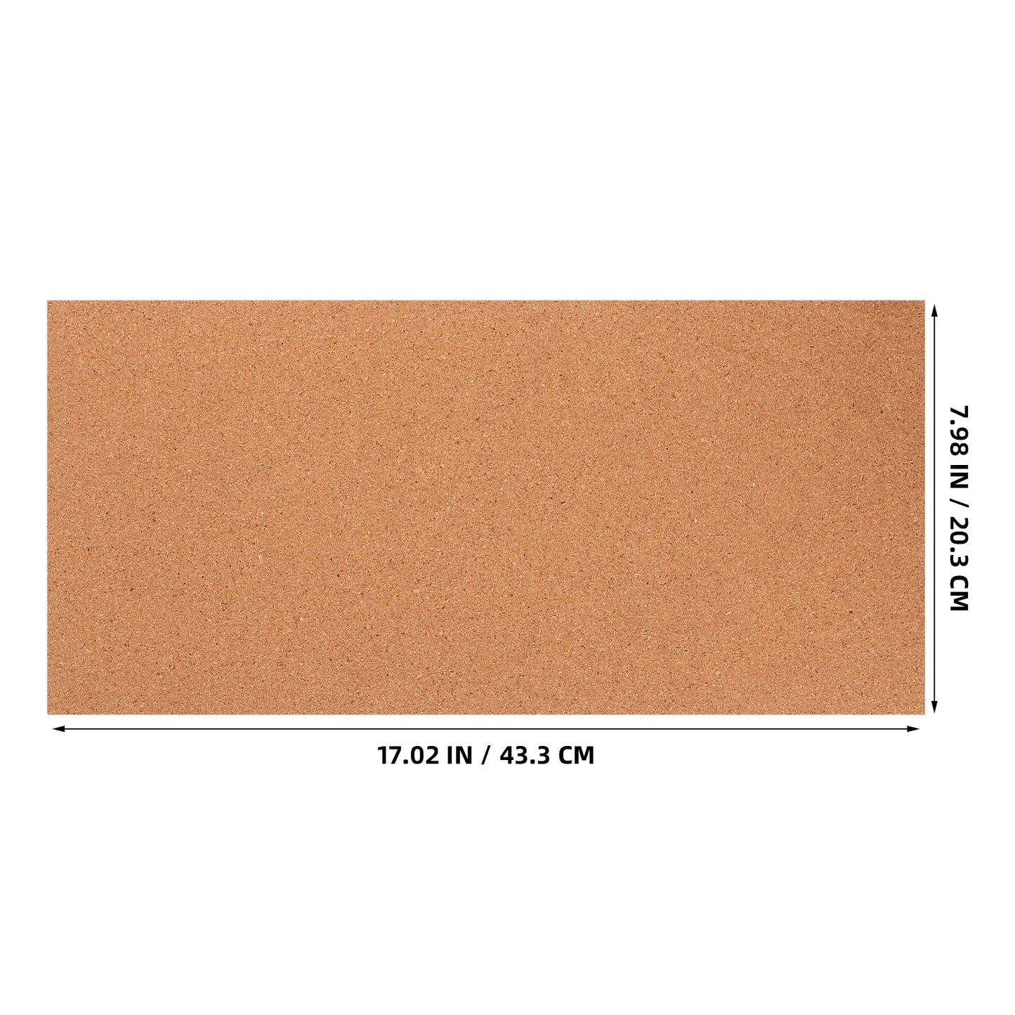 17-Inch Cork Board – 12mm Thick and Durable