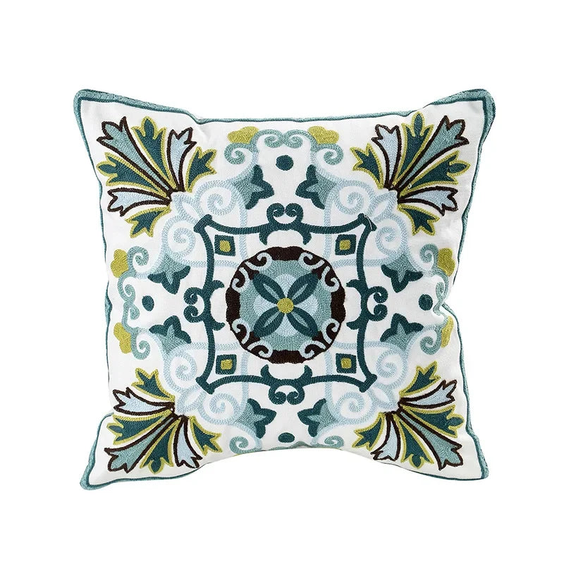 Chic Floral Cushion Cover – Elegant Decorative Pillow Case
