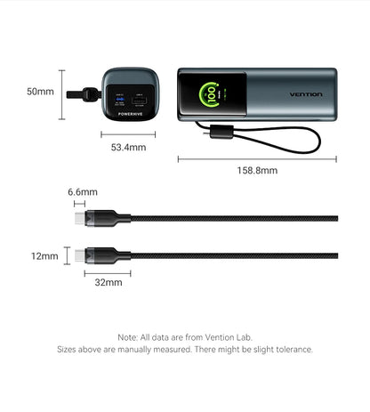 High-Capacity 27000mAh Portable Power Bank Charger