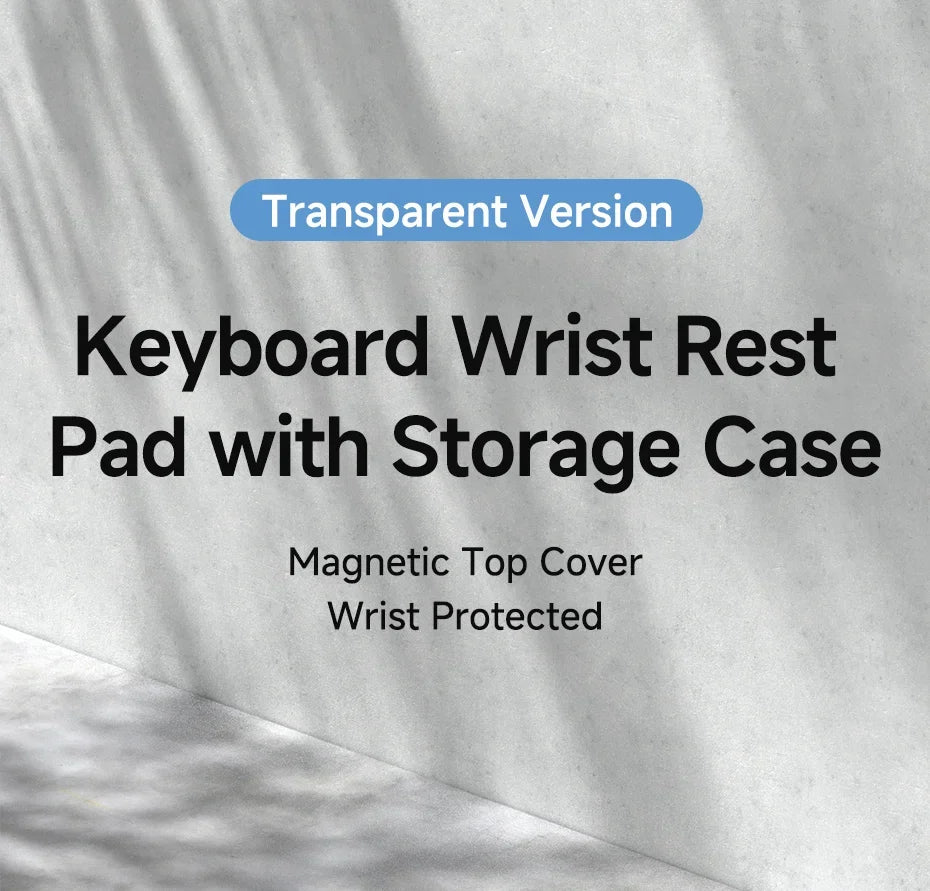 Wrist Rest for Keyboard with Magnetic Support