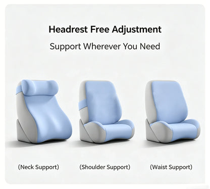 Extra Large Back Support Wedge Pillow with Ergonomic Design