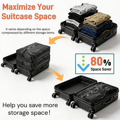 Vacuum Sealing Travel Bags with Electric Pump