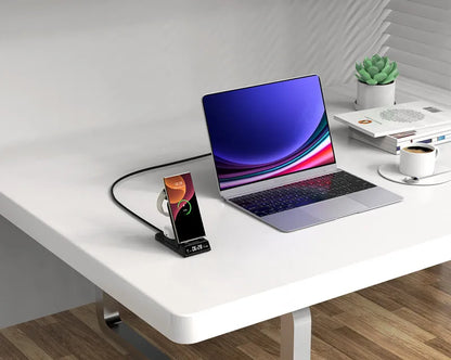 3-in-1 Wireless Charging Dock – Foldable Design for Devices