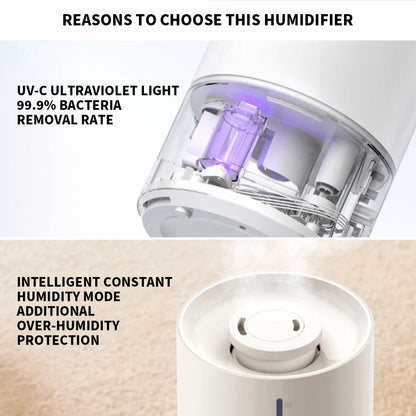 Smart Humidifier with Antibacterial Features