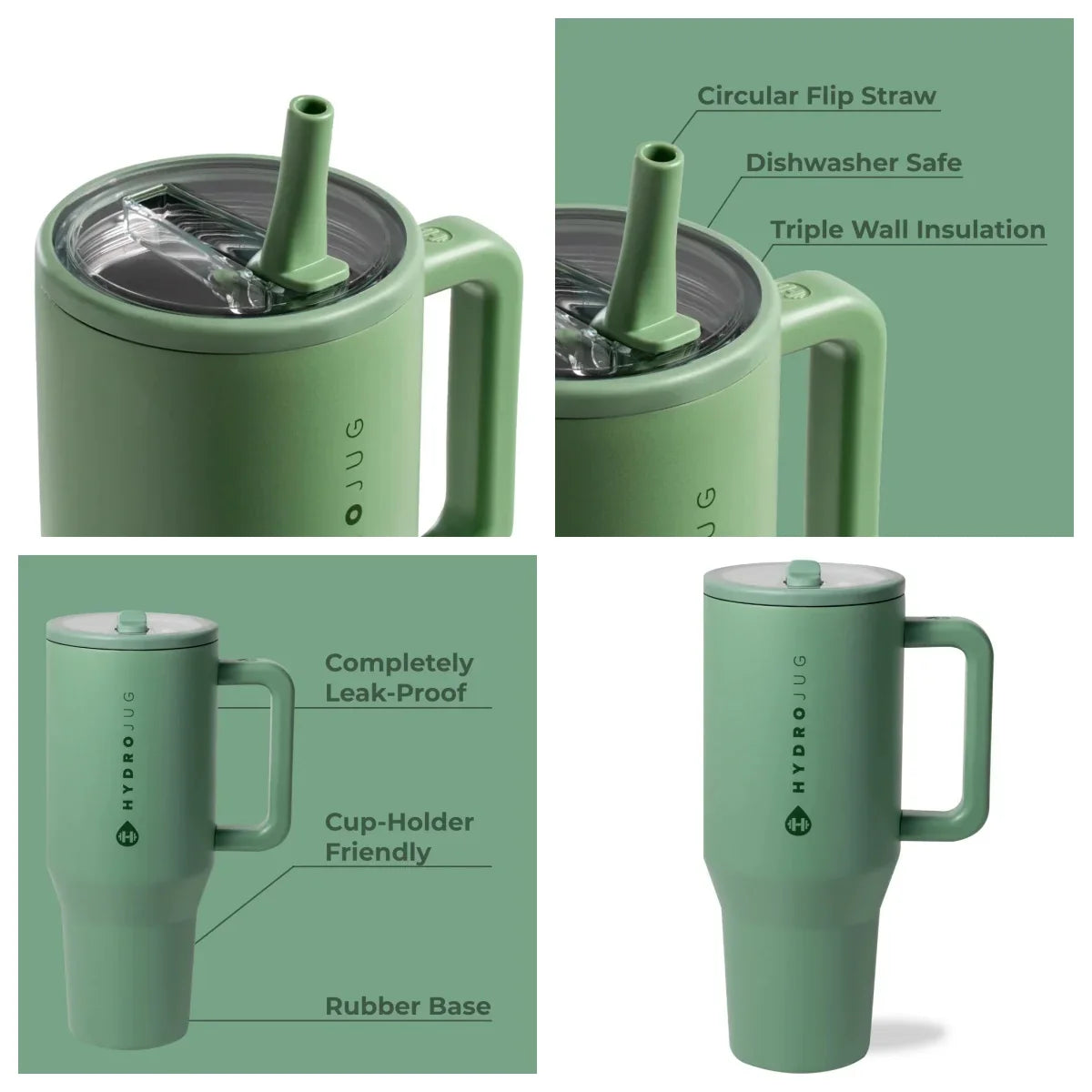 Flip Straw Insulated Tumbler