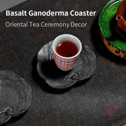 Basalt Coaster – Handcrafted Stone Drink Coaster