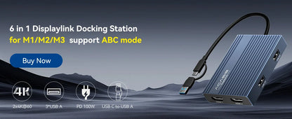 14-Port Docking Station with 1 USB-C and 13 USB-A Connectors