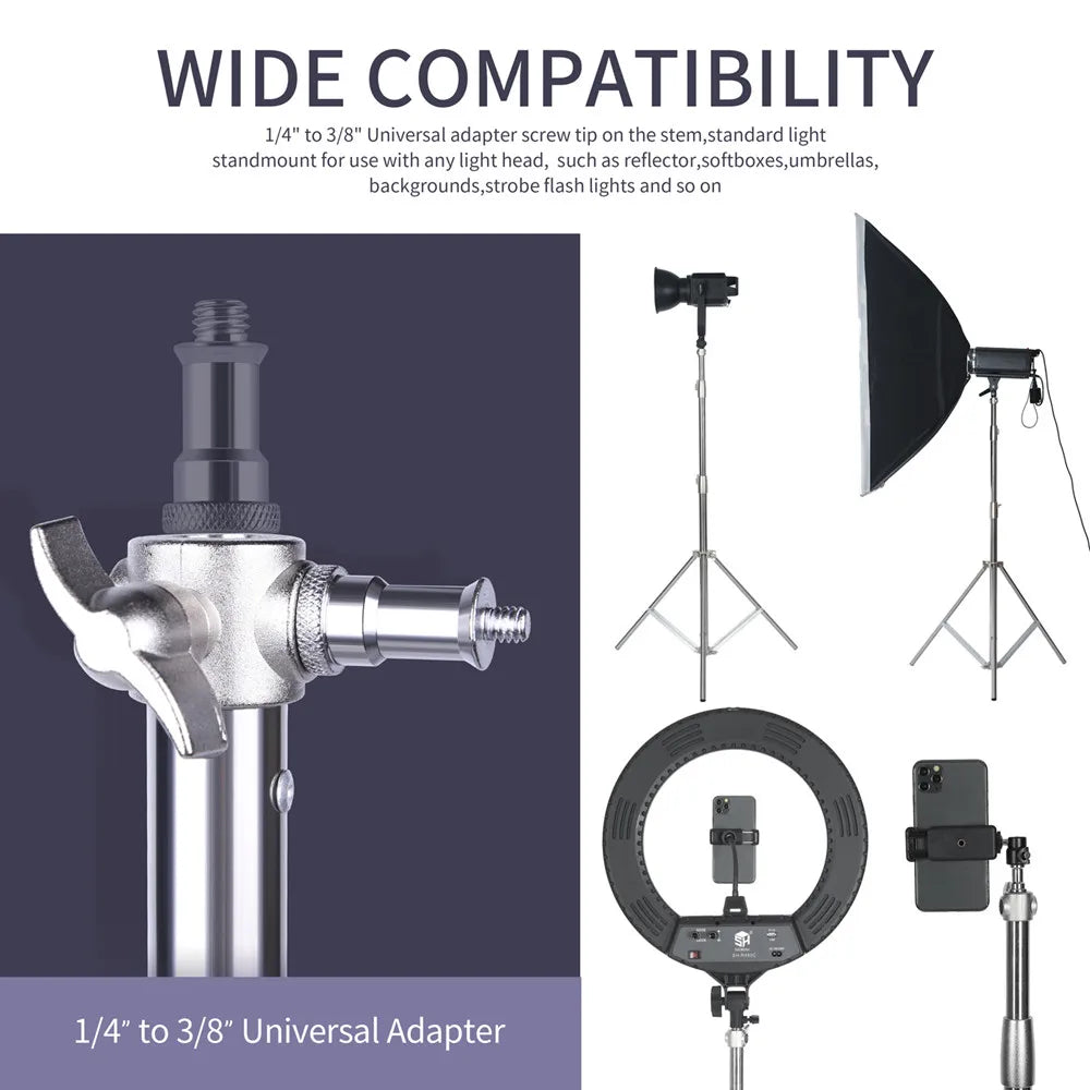 Tripod for Studio Lighting - 2.9M Height Adjustable Stand