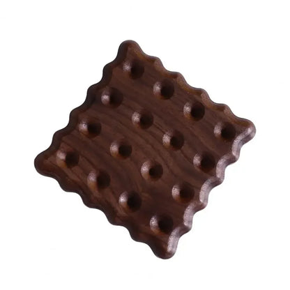 Solid Wood Round Drink Coaster