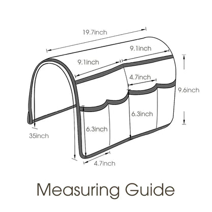 Sofa Armrest Storage Bag