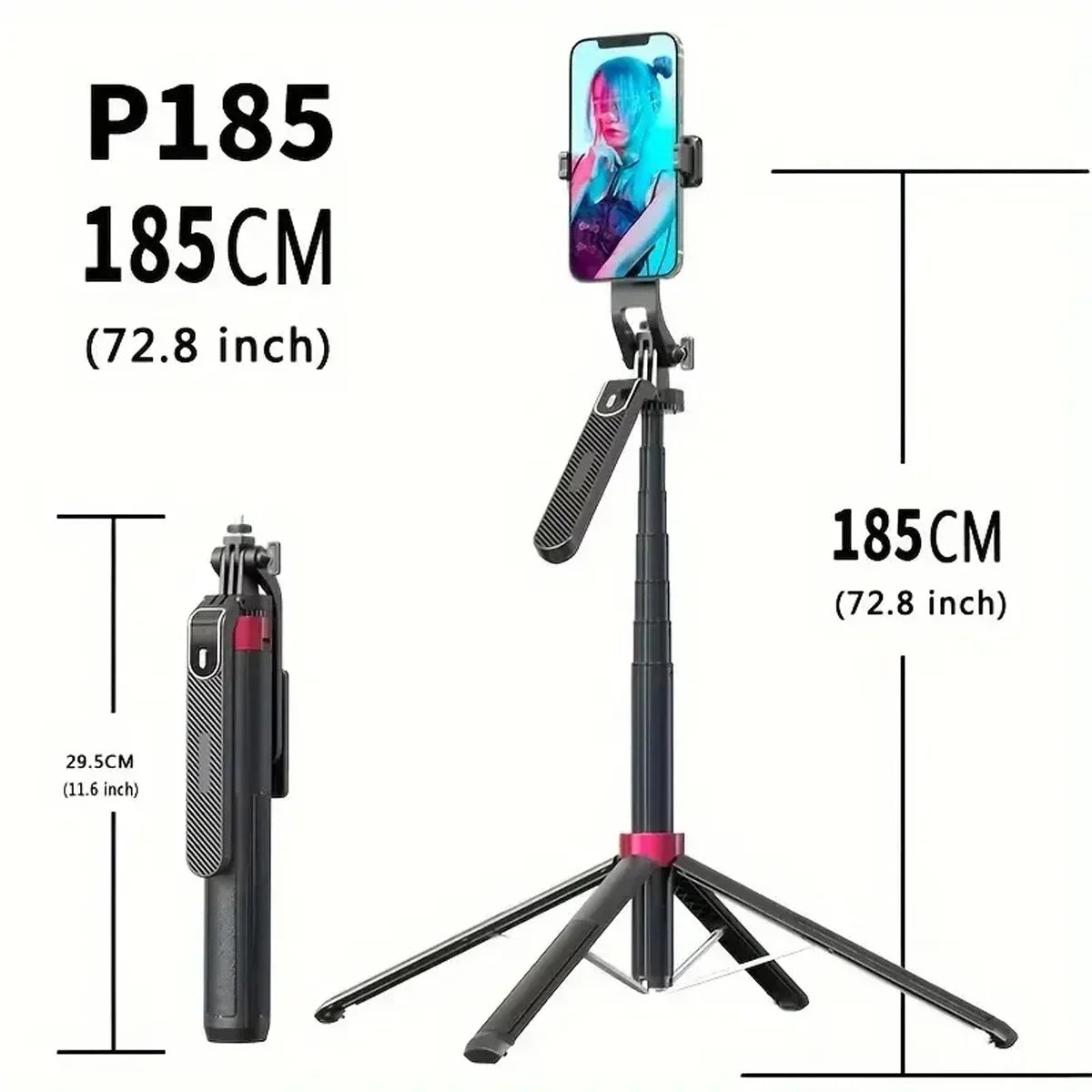 Camera Tripod with Remote Control Functionality