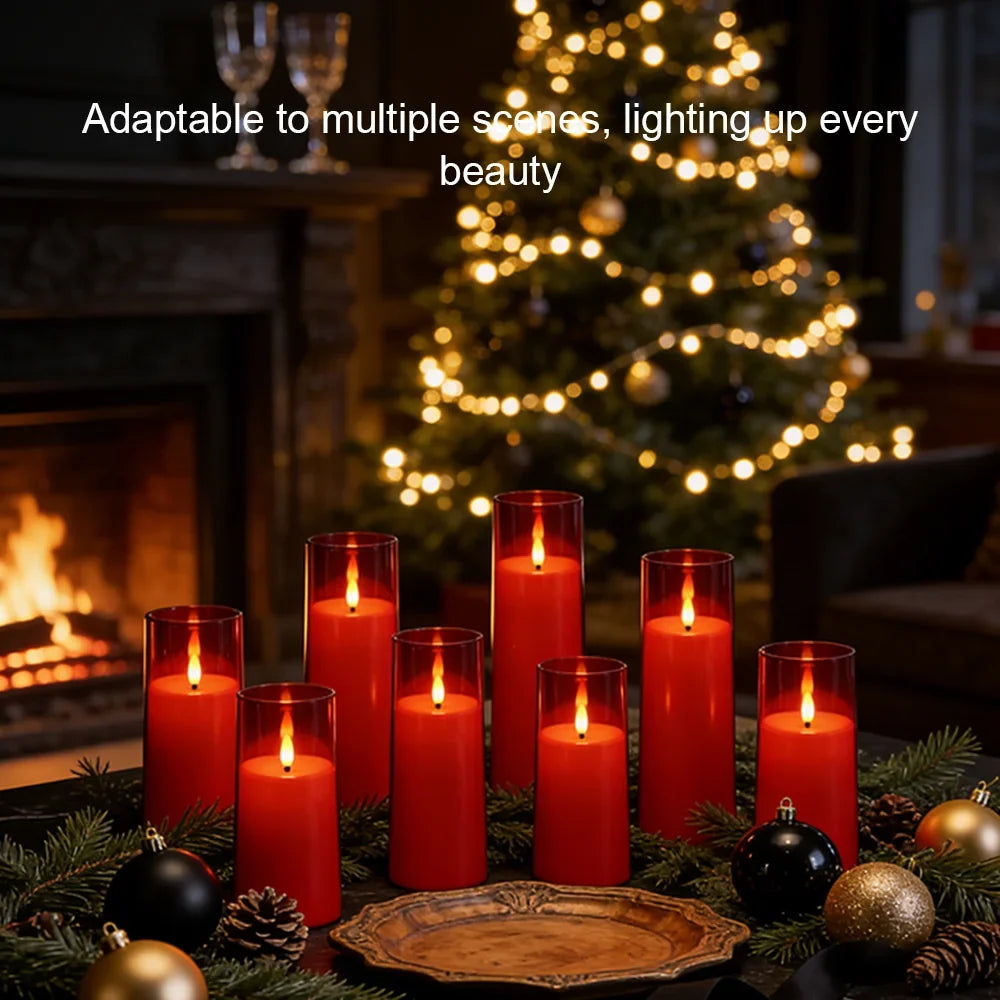 LED Candles with Remote Control - Pack of 5