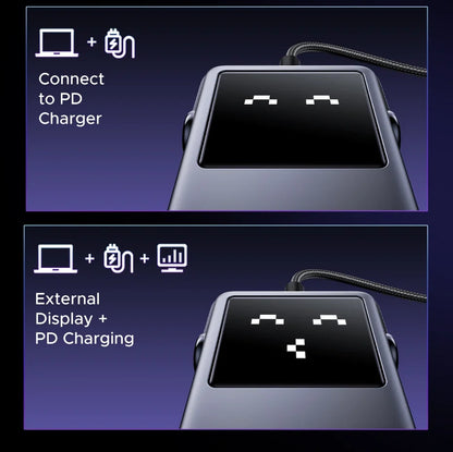 6-Port Docking Station with Multiple Connectivity Options