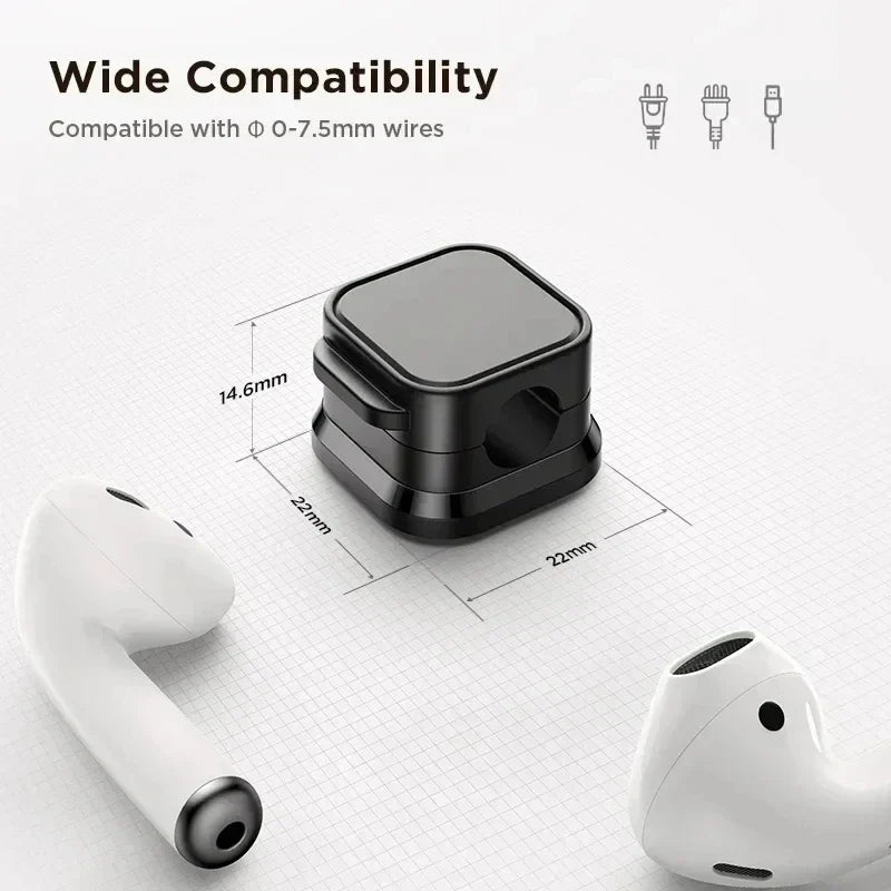 Holder for Magnetic Cables and Clips