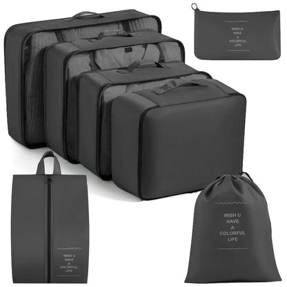 Set of Storage Cubes for Travel Packing