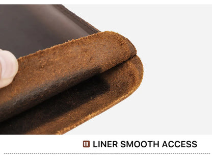 Genuine Leather Laptop Case with Modern Design