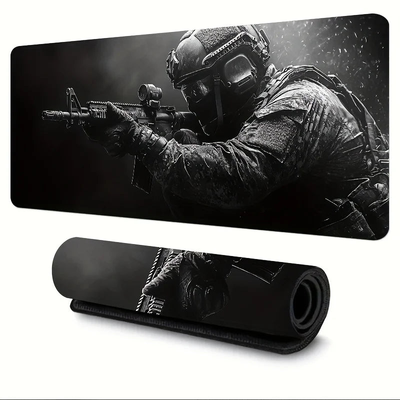 Tactical Soldiers Gaming Mouse Pad - XXL Size