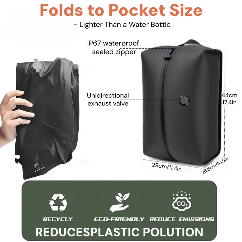 Vacuum Sealing Travel Bags with Electric Pump