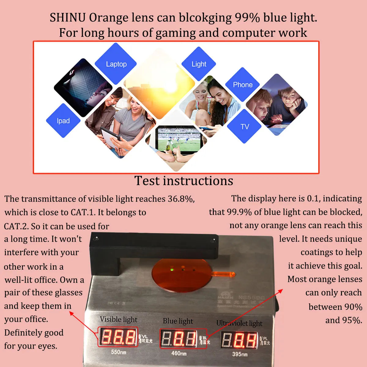 Red Lens Eyewear for Women