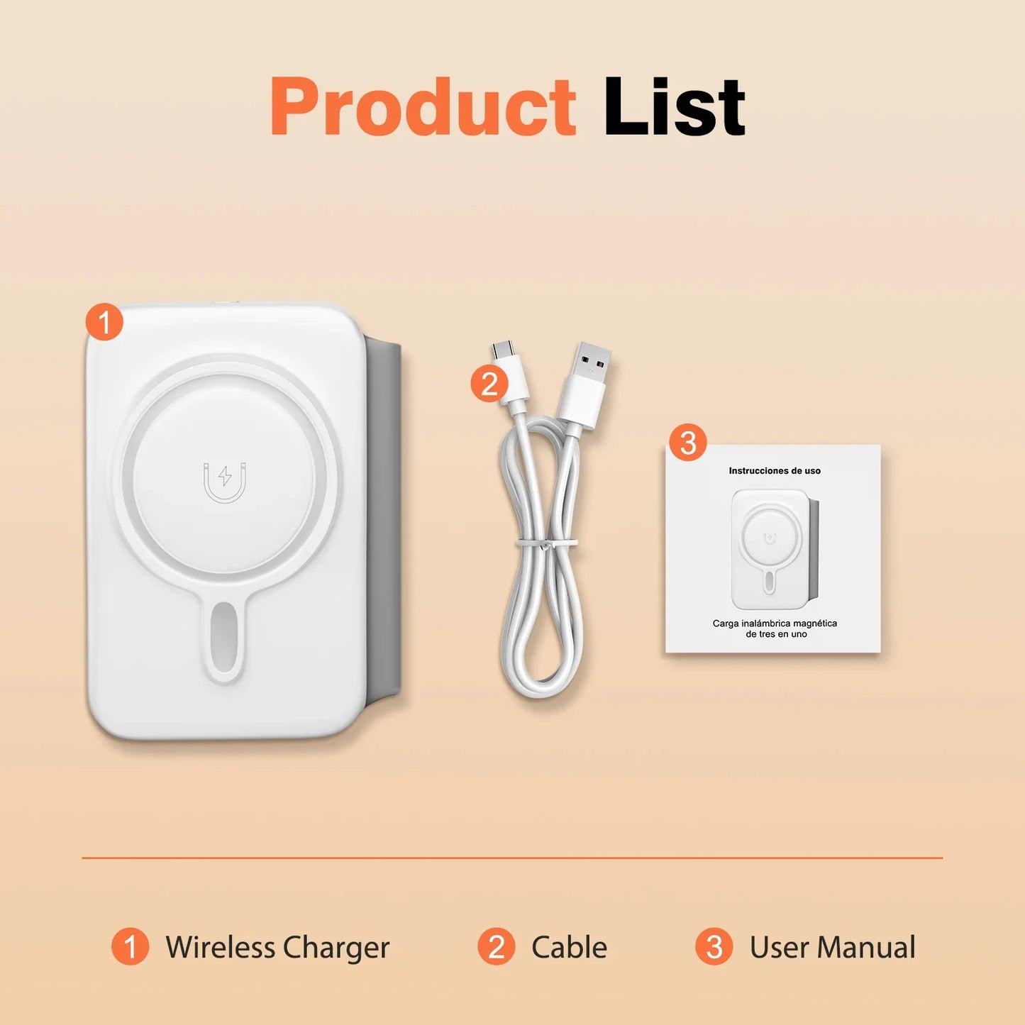 3-in-1 Magnetic Charging Station – Foldable Design
